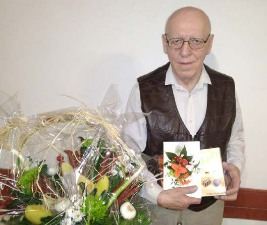 Členka SPOZ blahopřála jubilantovi k 80. narozeninám (Slavkovský zpravodaj, 1/2021)