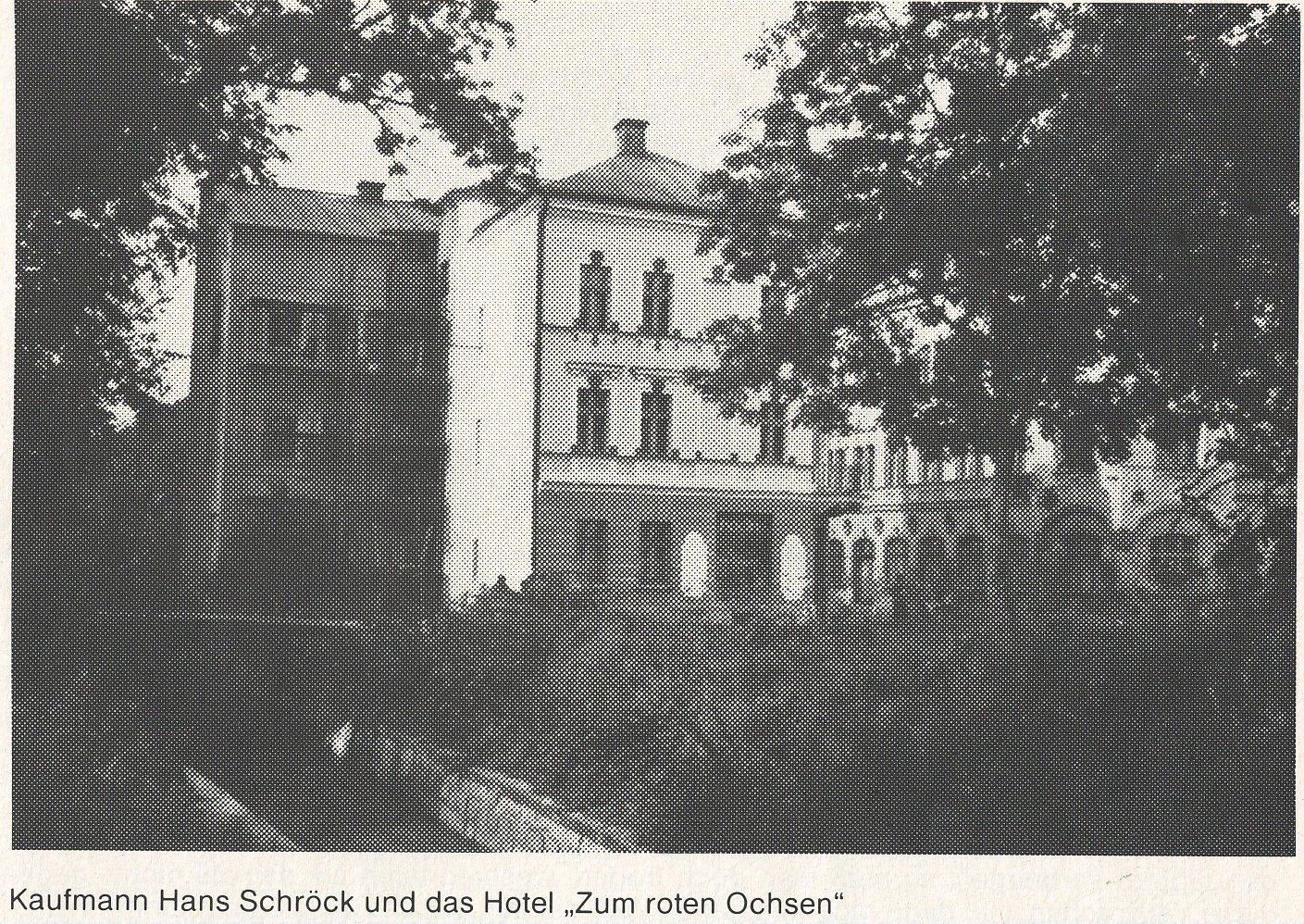 Obchodní dům rodiny Shröckových a hotel Zum roten Ochsen