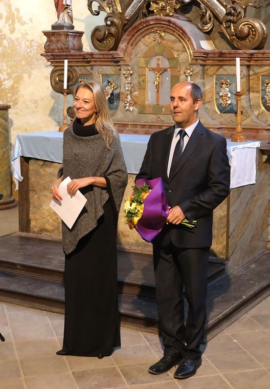 Mše v kostele při setkání Slavkovů (Slavkovský zpravodaj, 10/2023)