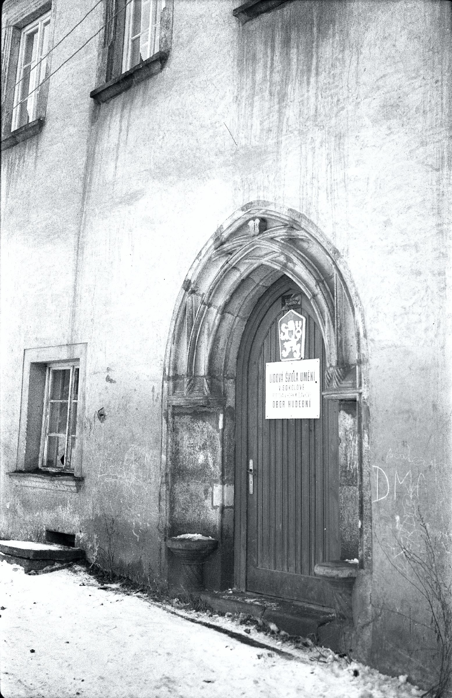 detail portálu domu č.p. 214