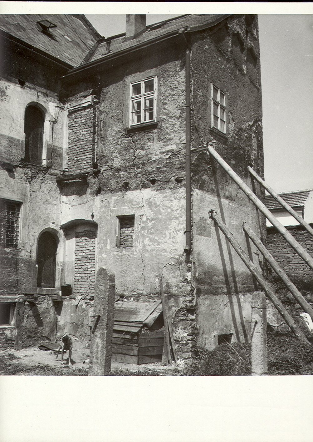 dům č.p. 497, pohled na zadní trakt