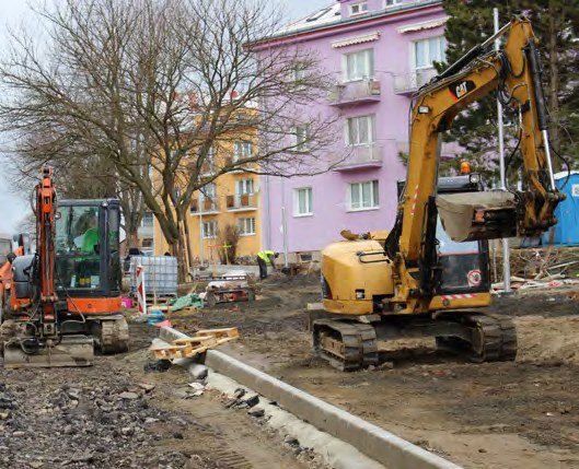 Výstavba parkovacích ploch v ulici Školní a Poštovní (Slavkovský zpravodaj, 4/2019)